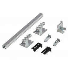 Система роликов и направляющих для балки