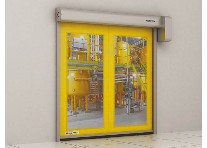 Скоростные рулонные ворота для пищевой промышленности серии SPEEDROLL SDF