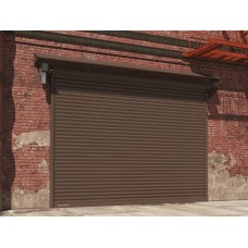 Рулонные ворота из стальных профилей (взломоустойчивые) RH117, RHS117P с вальным электроприводом