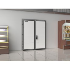 Дверь распашная двустворчатая для охлаждаемых помещений