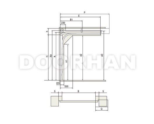 Низкий подъем, барабан спереди