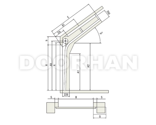 Стандартный наклонный подъем