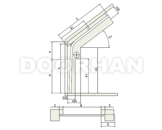 Высокий подъем, барабан снизу